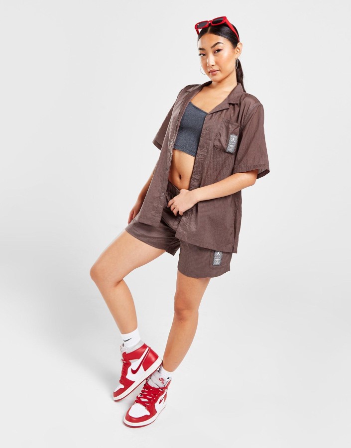 Jordan Paris Saint Germain Majica Kratkih Rukava Smeđa