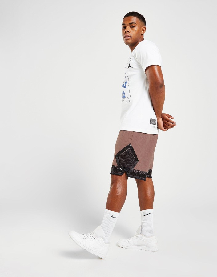 Jordan Paris Saint Germain Statement Dijamantne Kratke Hlače Smeđe