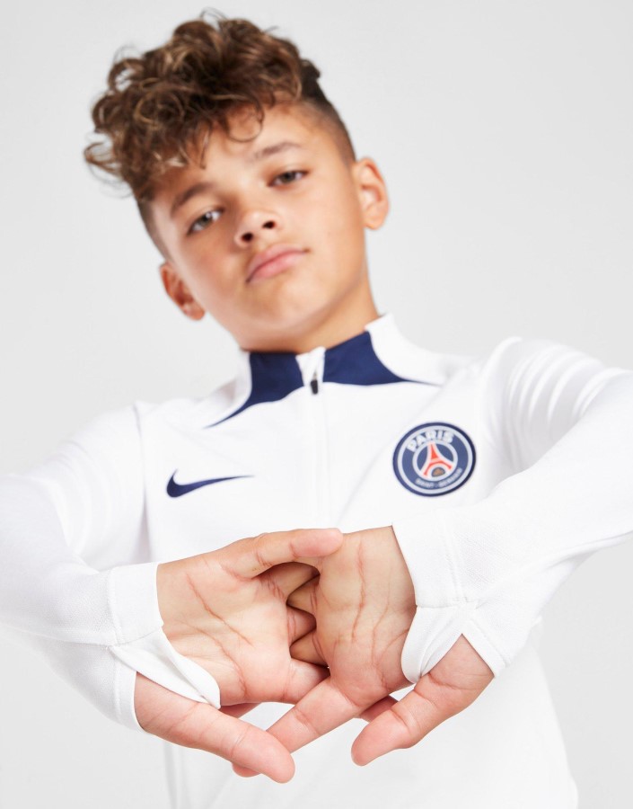 Jordan Paris Saint Germain Strike Drill Top Junior Bijeli