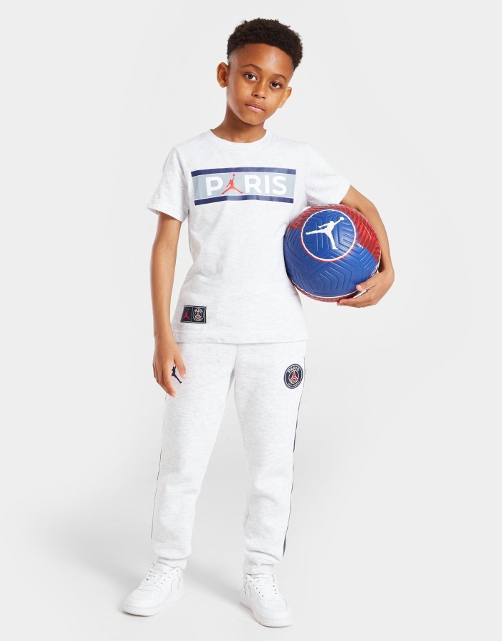Jordan Paris Saint Germain Slovni Znak Dječja Siva Majica