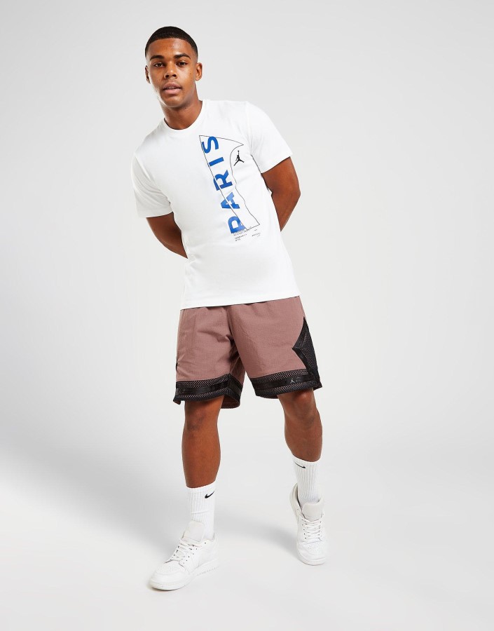 Bijela Majica S Natpisom Jordan Paris Saint Germain