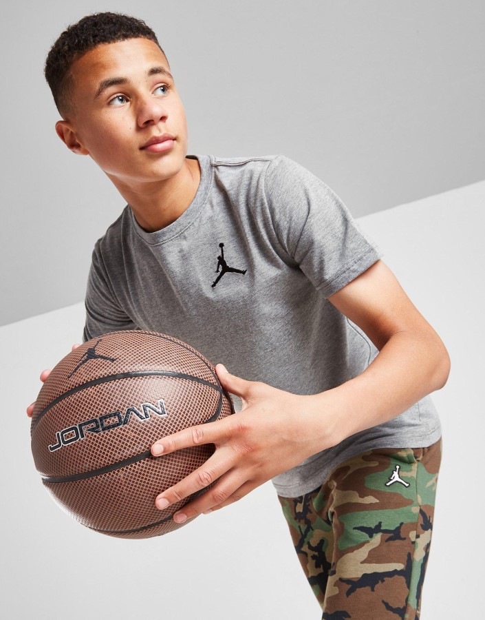 Jordan Small Jumpman Majica Kratkih Rukava Junior Siva