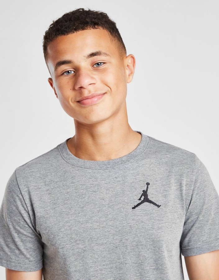 Jordan Small Jumpman Majica Kratkih Rukava Junior Siva