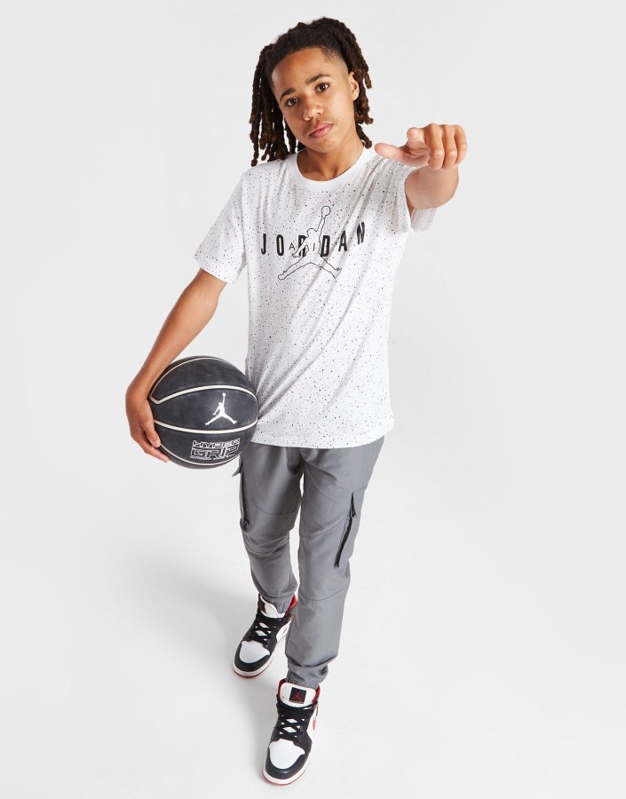 Jordan Speckle Majica Kratkih Rukava Junior Bijela