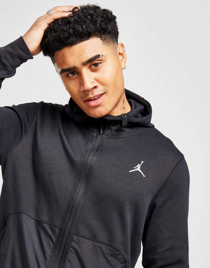 Jordan Statement Crna Majica S Patentnim Zatvaračem