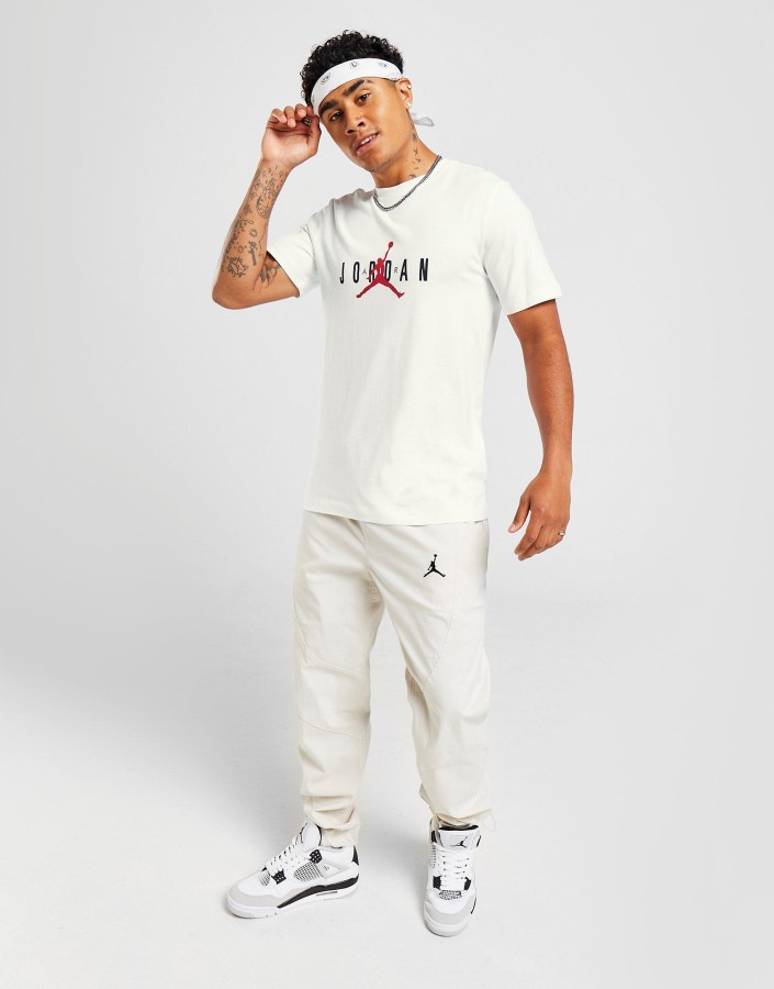 Jordan Rastezljiva Majica Kratkih Rukava Bijela