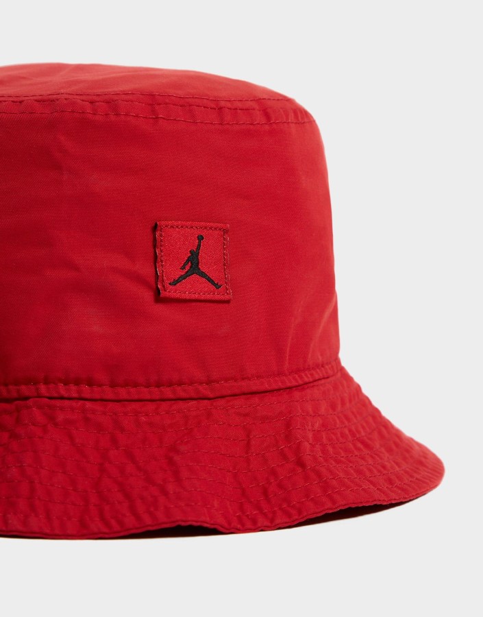 Jordan Washed Bucket Hat Red