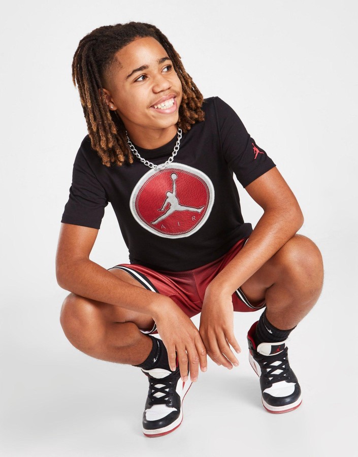 Jordan Wild Utility Patch T-shirt Junior Black