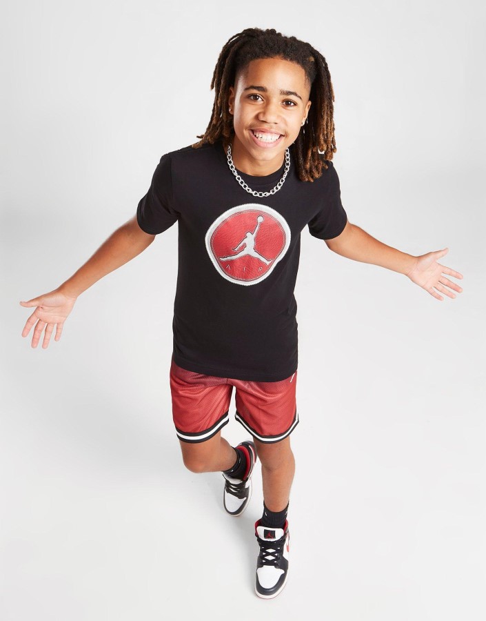 Jordan Wild Utility Patch T-shirt Junior Black