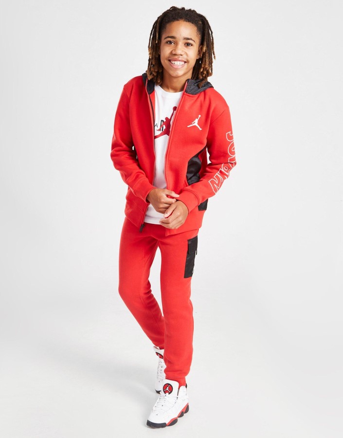 Jordan Tkana Trenirka Od Flisa Junior Crvena