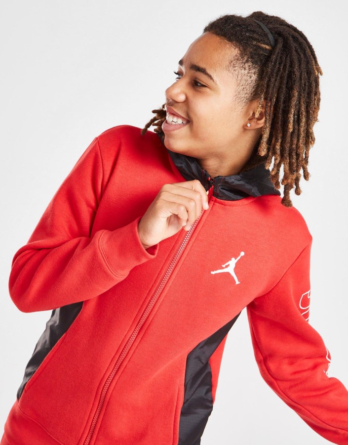 Jordan Tkana Trenirka Od Flisa Junior Crvena