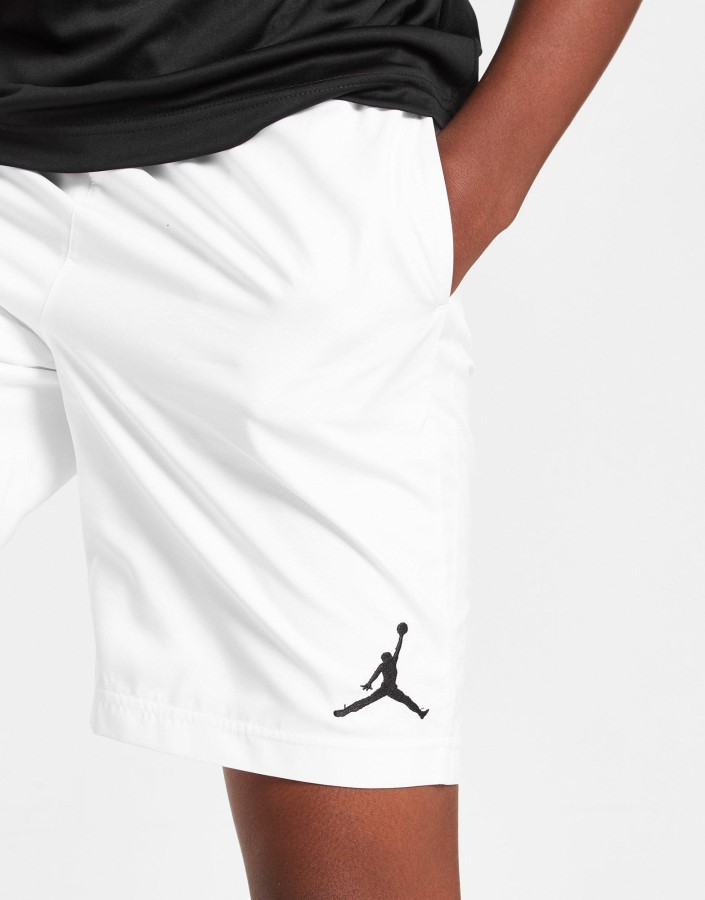 Jordan Tkane Kratke Hlače Za Juniore Bijele
