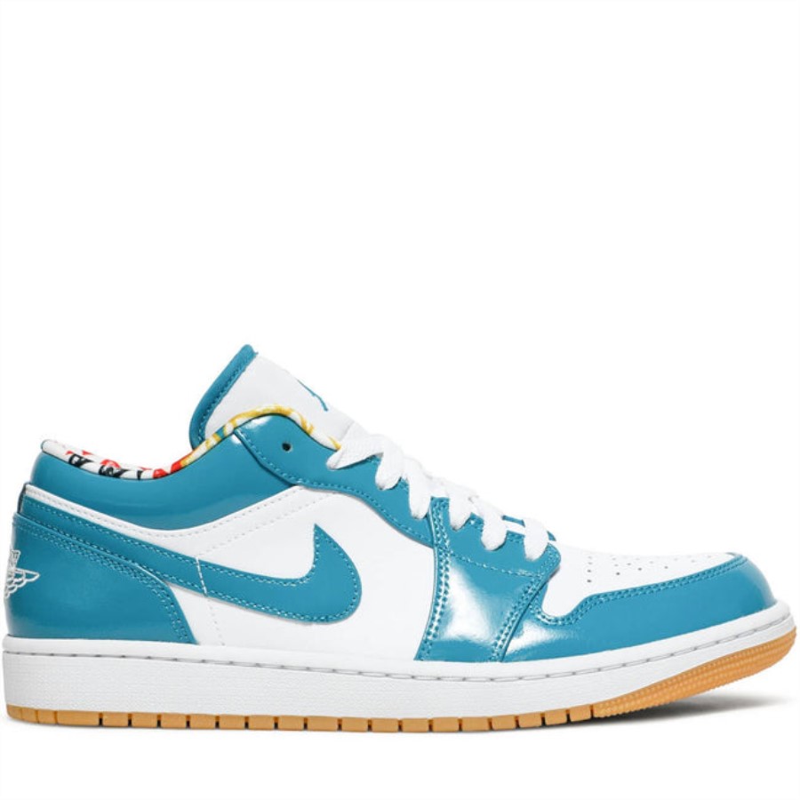Air Jordan 1 Low Se Barcelona Cyber Teal