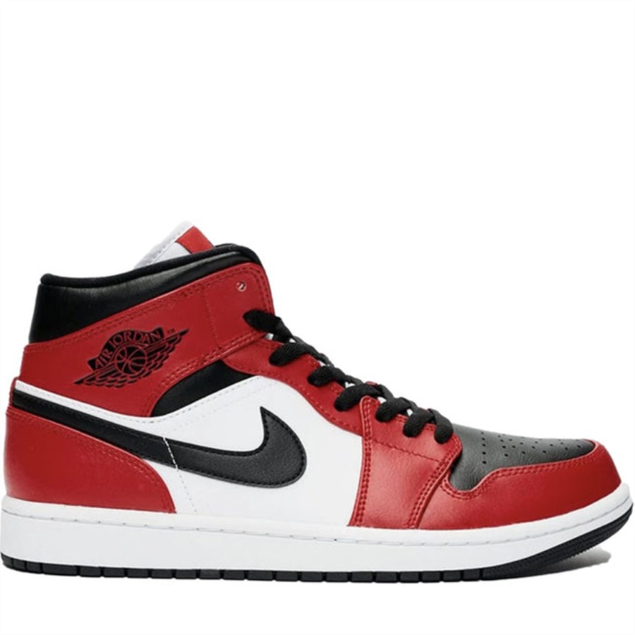 Air Jordan 1 Mid Chicago Black Toe