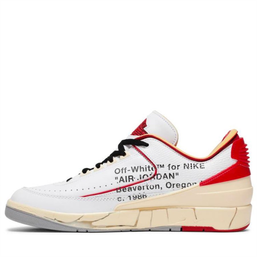 Air Jordan 2 Retro Low Sp Prljavo Bijelo Bijelo Crveno