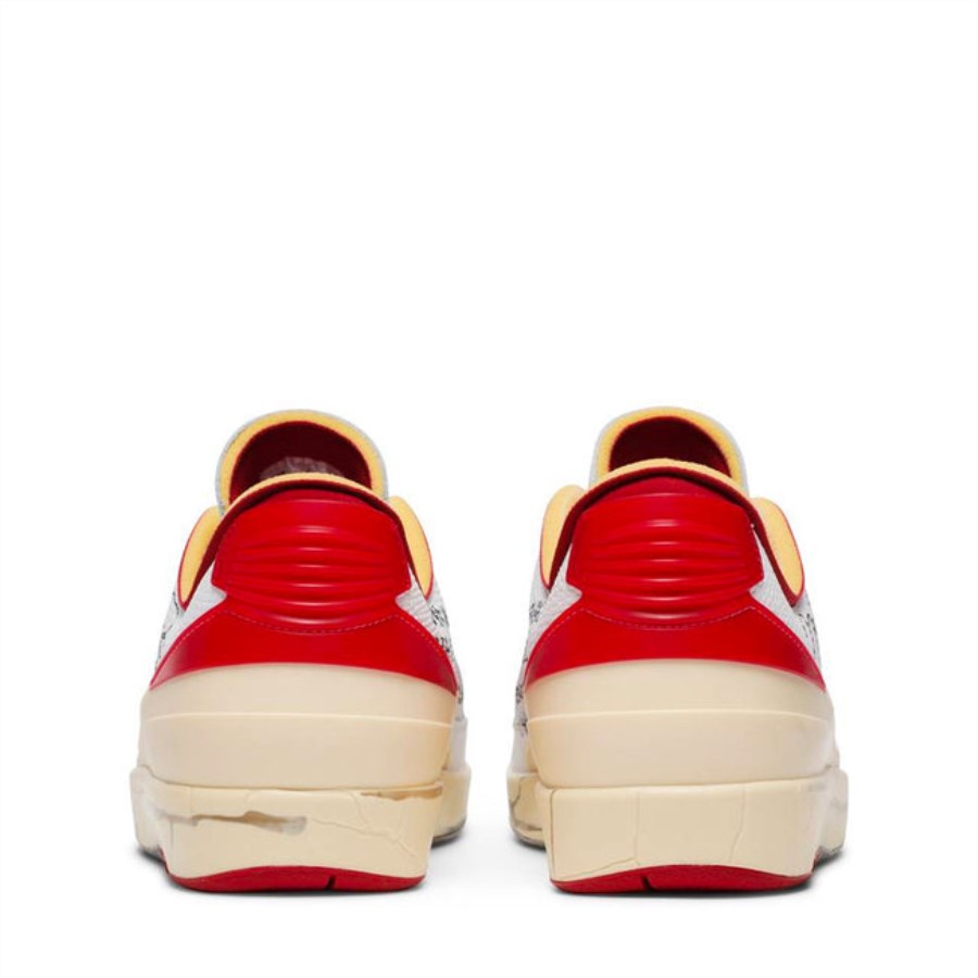 Air Jordan 2 Retro Low Sp Prljavo Bijelo Bijelo Crveno