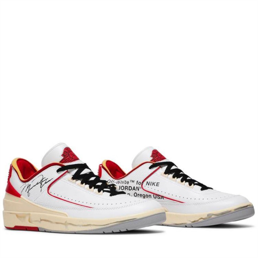 Air Jordan 2 Retro Low Sp Prljavo Bijelo Bijelo Crveno