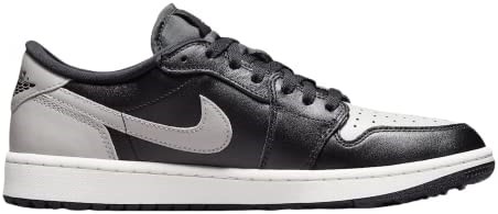 Air Jordan 1 Niske Muške Golf Cipele Crno-srednje Sive