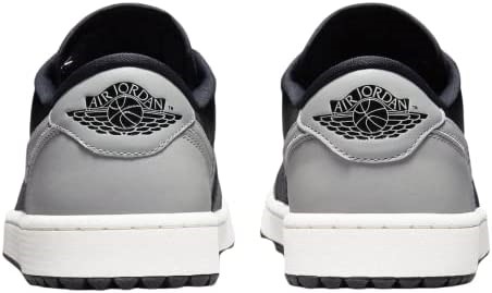 Air Jordan 1 Niske Muške Golf Cipele Crno-srednje Sive
