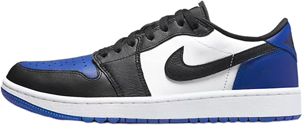Air Jordan 1 Niske Muške Cipele Za Golf Bijelo-crne Royal