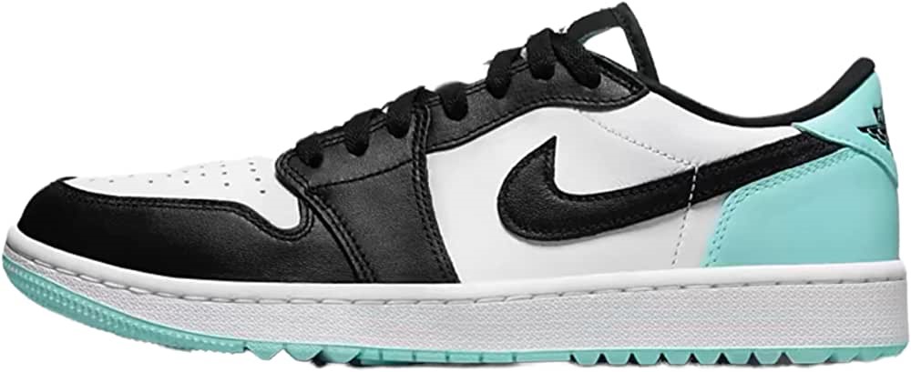 Air Jordan 1 Niske Muške Golf Cipele Bijelo-crne
