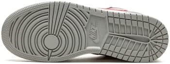 Air Jordan 1 Low Se Grade School Smoke Grey-gym Crveno-white