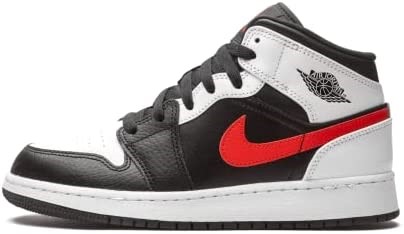 Air Jordan 1 Mid Gs 554725 075 Youth Chile Red