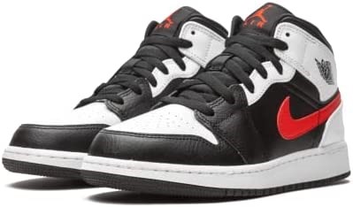 Air Jordan 1 Mid Gs 554725 075 Youth Chile Red