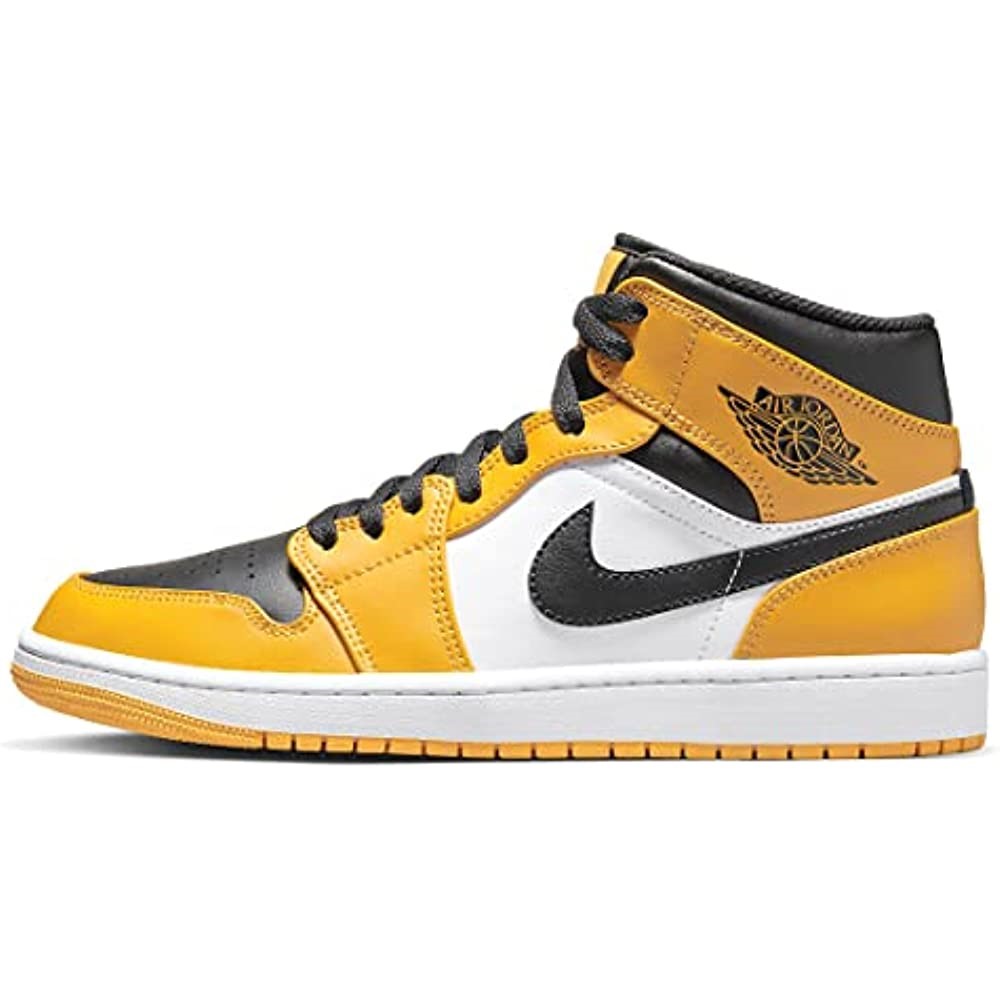 Air Jordan 1 Mid Muške Cipele Taxi-bijelo-crno