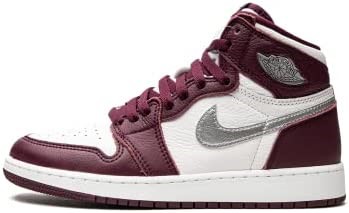 Air Jordan 1 Mid Se Crveni Poplun Mladenački Av5174 600 Bordo Bijela Srebrna