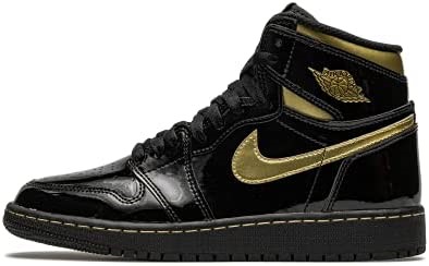 Air Jordan 1 Retro High Og Gs Black-gold