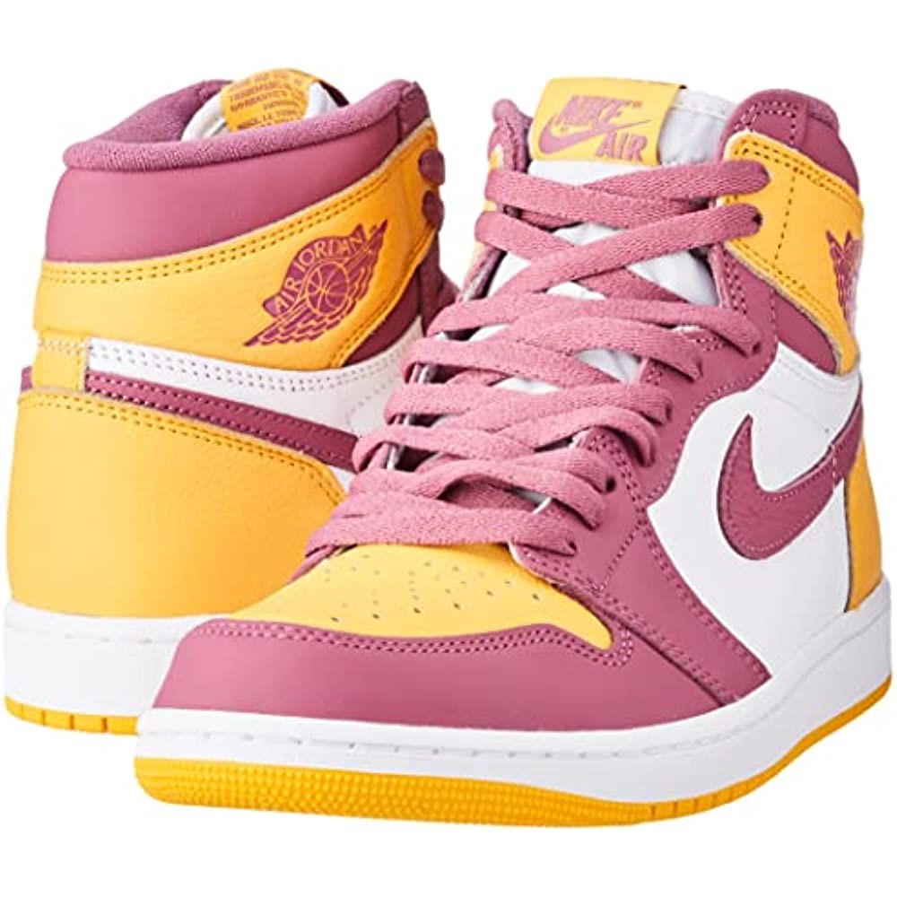 Air Jordan 1 Retro Men High Og Sveučilište Zlatno-svjetlo Bordo