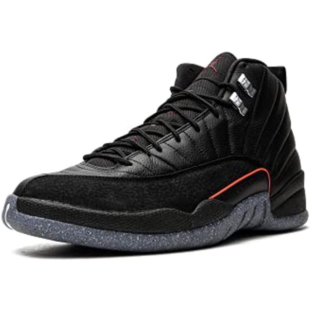 Air Jordan 12 Retro Muške Cipele Crno-svijetle Grimizne
