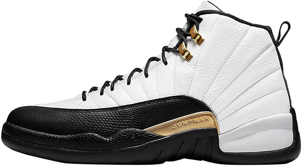 Air Jordan 12 Retro Muške Cipele Bijelo-crno-metalno Zlato