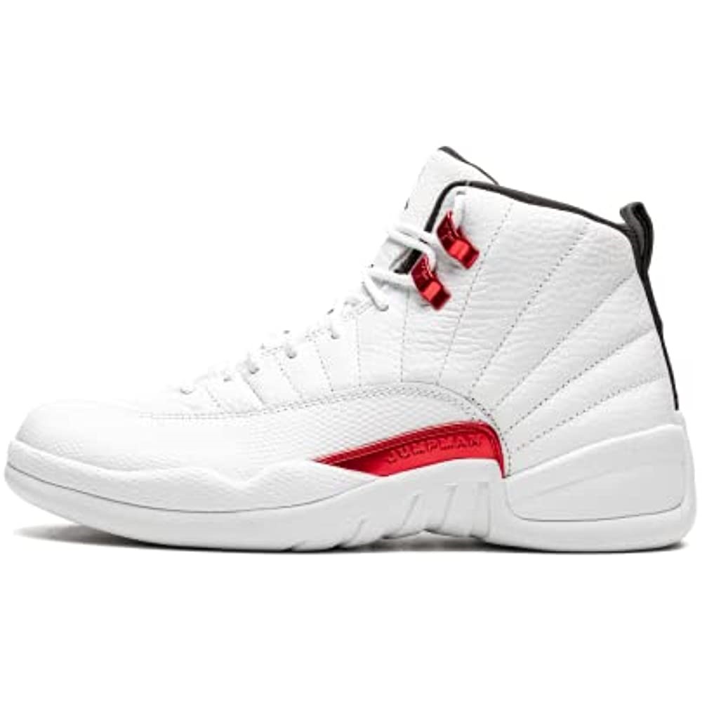 Air Jordan 12 Retro Muške Cipele Bijelo-sveučilište Crveno-crno