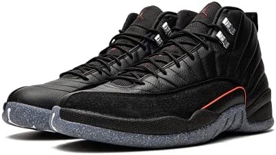 Air Jordan 12 Retro Cipele Muške Crno-svijetle Grimizne