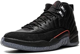 Air Jordan 12 Retro Cipele Muške Crno-svijetle Grimizne