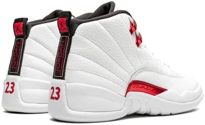 Air Jordan 12 Retro Cipele Muške Bijele-sveučilišne Crveno-crne
