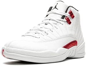 Air Jordan 12 Retro Cipele Muške Bijele-sveučilišne Crveno-crne