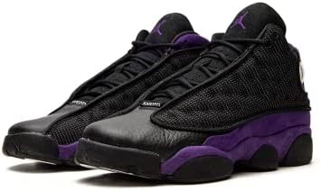 Air Jordan 13 Retro Big Kids Black-court Purple