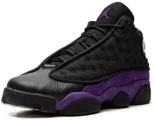 Air Jordan 13 Retro Big Kids Black-court Purple