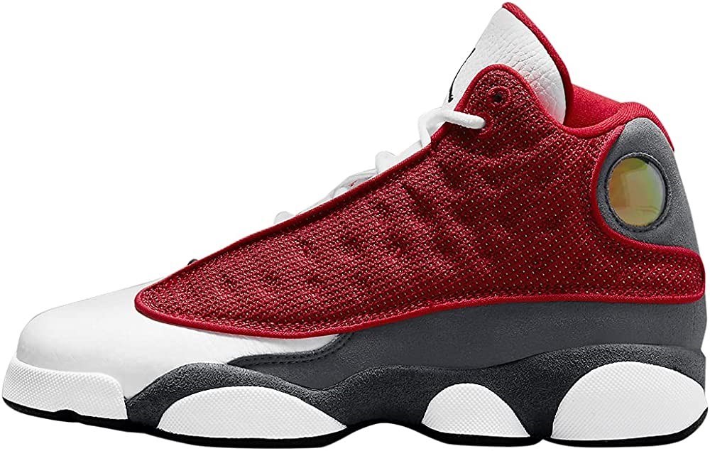 Air Jordan 13 Retro Velika Dječja Teretana Crveno-kremeno Sivo-bijelo-crno