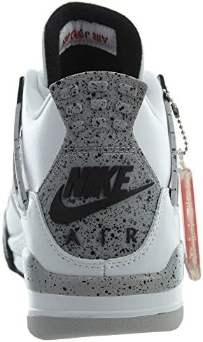 Air Jordan 4 Retro-308497 106 Klasična Bijela-vatrena Crvena-crna-tehnološka Siva