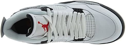 Air Jordan 4 Retro-308497 106 Klasična Bijela-vatrena Crvena-crna-tehnološka Siva