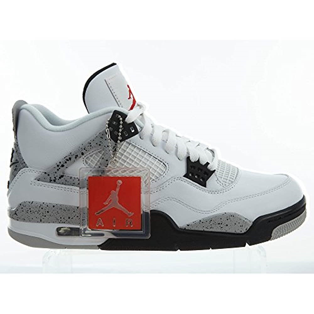 Air Jordan 4 Retro-308497 106 Bijelo-vatreno Crveno-crno-tech Siva