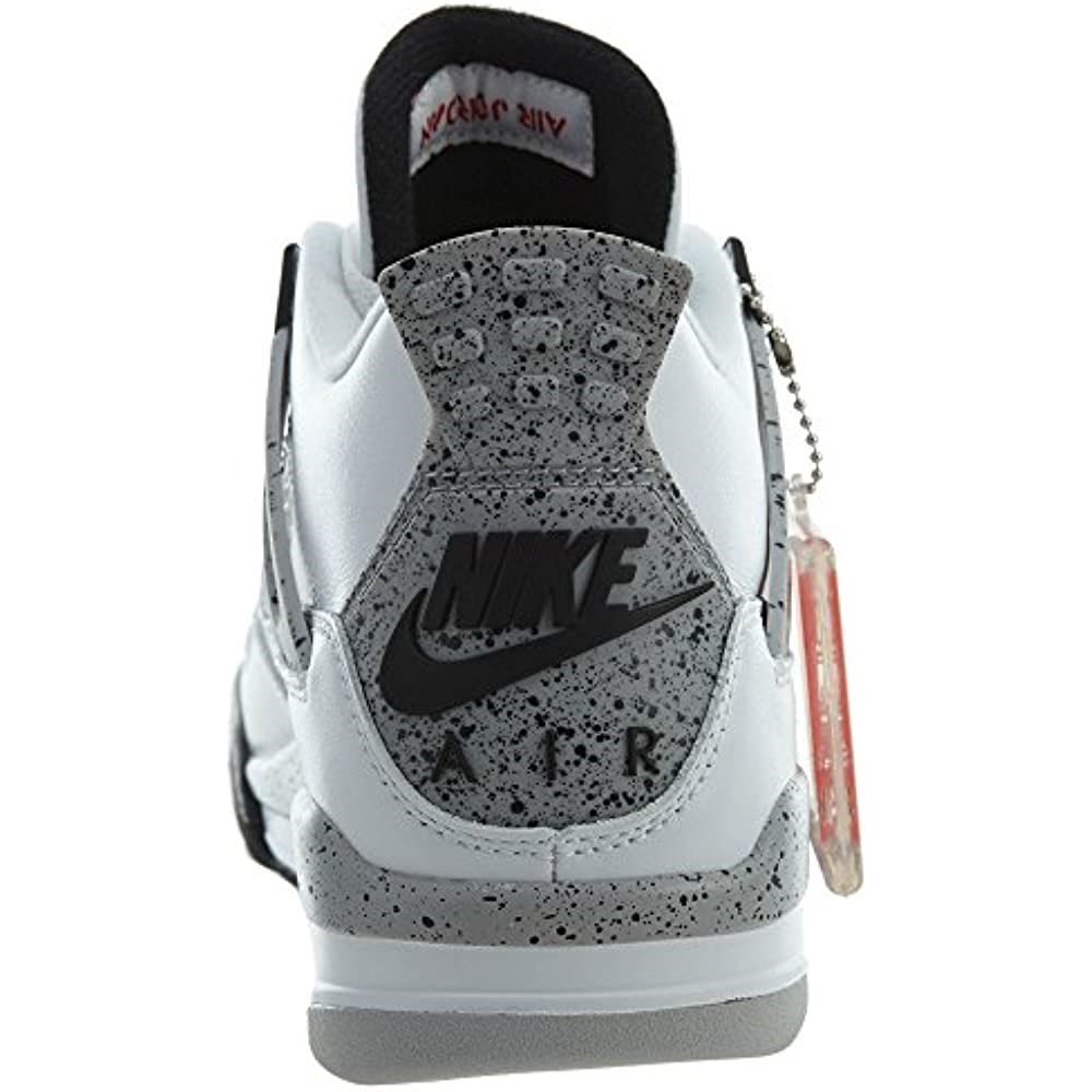 Air Jordan 4 Retro-308497 106 Bijelo-vatreno Crveno-crno-tech Siva