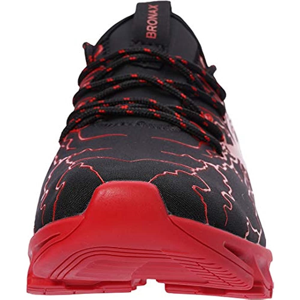 Air Jordan Bronax Muške Modne Atletske Tenisice Za Hodanje Crno-crvene