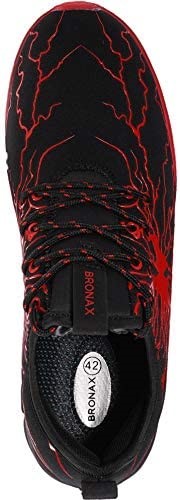 Air Jordan Bronax Muške Tenisice Atletske Tenisice Za Hodanje Crno-crvene