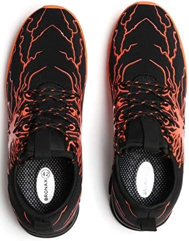Air Jordan Bronax Muške Tenisice Grafiti Udobne Modne Atletske Tenisice Za Hodanje Narančasta