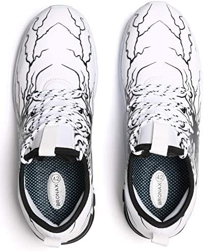 Air Jordan Bronax Muške Tenisice Grafiti Udobne Modne Atletske Tenisice Za Hodanje Bijele